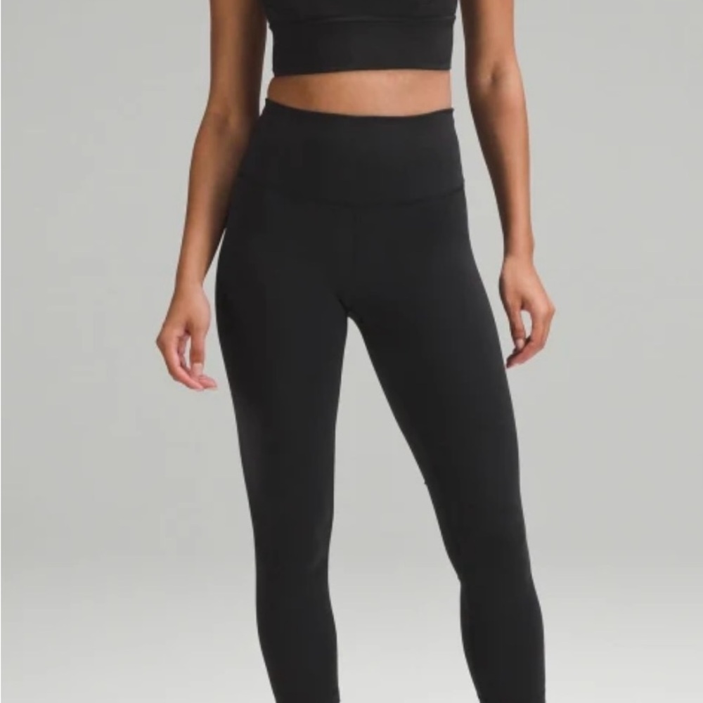 Lululemon Wunder Train Longline Bra - Aligned Leggings- High Waisted - Picture 2 of 5